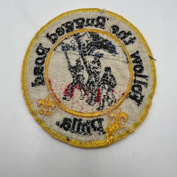 Boy Scouts Patch BSA Follow the Rugged Road Philadelphia PA Embroidered - Picture 2 of 7